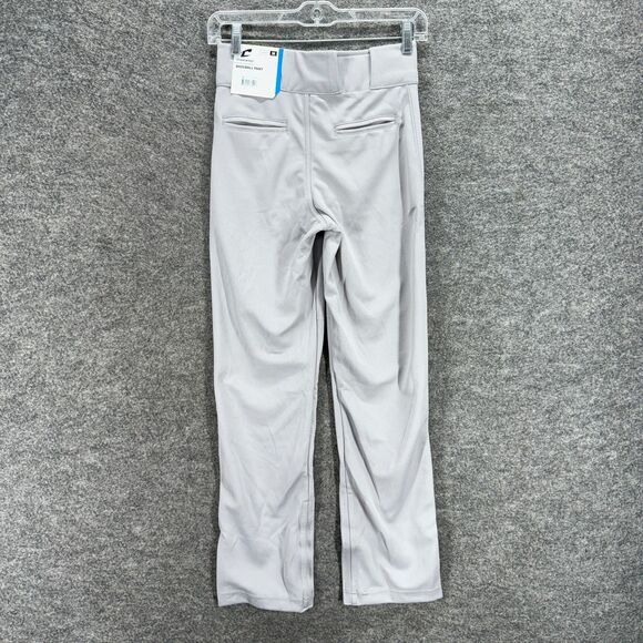 New Champro Activewear Track Pants Boys Youth M Medium Gray Baseball Straight - Picture 2 of 5